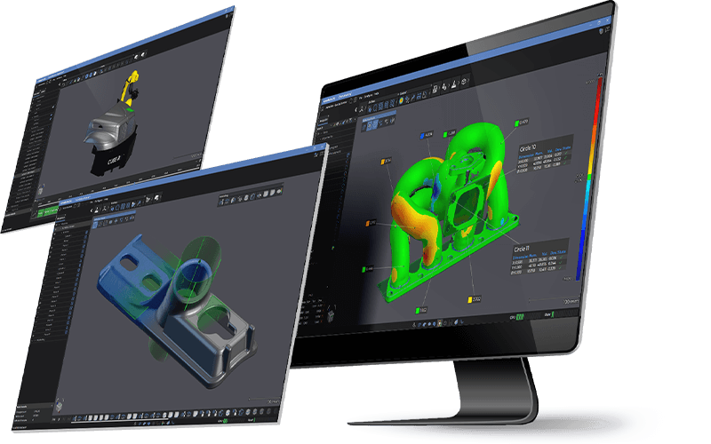 Creaform Metrology Suite tarkvaraliides